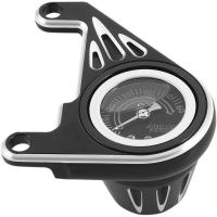 (image for) Deep Cut Oil Pressure Gauge Kit - Black Anodized