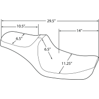 (image for) Predator III Seat Double Diamond Early Model