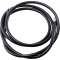 (image for) Black Vinyl-Coated Stainless Steel Brake Line 62"