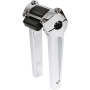 (image for) Thrashin Supply Straight Riser Kit, Chrome, 8" w/ gauge cutout