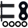 (image for) 525ZXW Rivet Connecting Link, Black scale