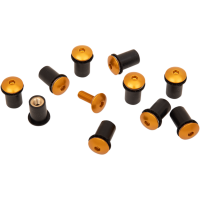 (image for) Round Windscreen Screw Kit - Yellow