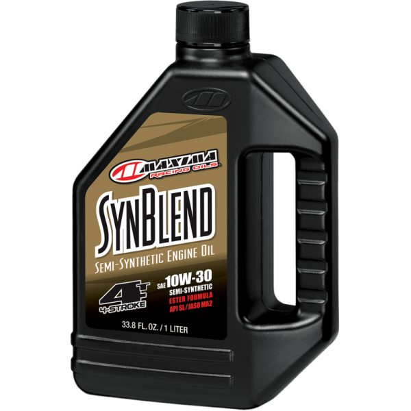 (image for) Maxima Racing Oil Maxima Synblend 4 Semi-Synthetic Oil, 10W-30, 1 L