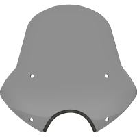 (image for) Speed Demon Sportshield 17" - Black smoke (7" Cutout)
