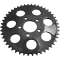 (image for) Drag Specialties 46-Tooth Dished Rear Sprocket, Gloss Black