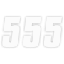 (image for) Factory Numbers - 6" White - No. 5