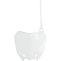 (image for) Acerbis Replacement Front Number Plate - White