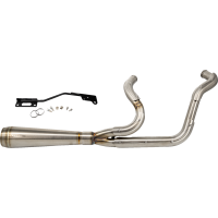 (image for) Trask Performance Assault 2-Into-1 Exhaust System - Brushed/stainless