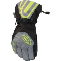 (image for) Arctiva Men's Pivot 8 Gloves, Gray/Hi-Viz, Size M