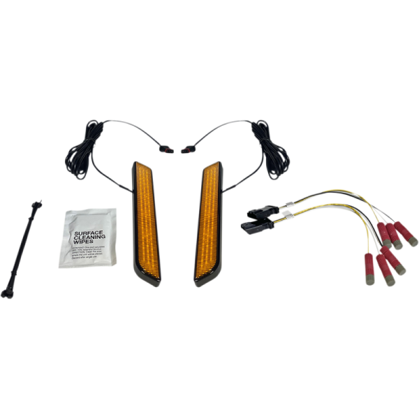 (image for) Custom Dynamics Amber lens, black finish (Universal)