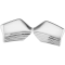 (image for) Show Chrome Mirror Accents for Honda GL1500 Gold Wing 88-00