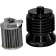 (image for) FLO Stainless Steel Reusable Oil Filter - Black Anodized