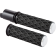 (image for) Arlen Ness Diamond Grips - Chrome