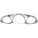 (image for) Show Chrome Instrument Panel Accent for Honda GL1800 Gold Wing 01-05