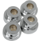 (image for) Angled Riser Bushing Kit - 10 Degree Chrome