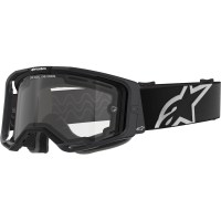 (image for) Alpinestars Vision 8 Goggle, Corp Black/Black with Clear Lens