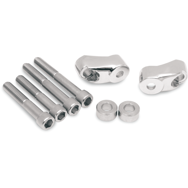 (image for) Drag Specialties Short Turn Signal Mounts Chrome