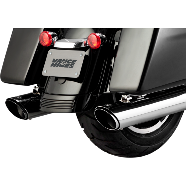 (image for) Vance & Hines Twin Slash Round Slip-On Muffler Chrome