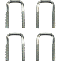 (image for) Square U-Bolt 5/16" x 1-1/8" x 2-1/4" (4-Pack)