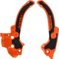 (image for) Acerbis X-Grip Frame Guard - KTM 50 SX 24-26 - Orange/black