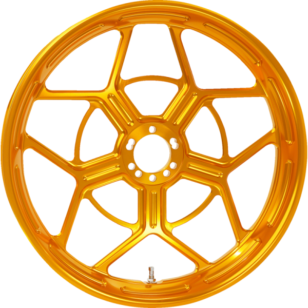 (image for) Arlen Ness Speed-5 Front Rim Gold 19" x 3.25"