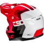 (image for) HJC C50 Primal Helmet - White/Red, Size M
