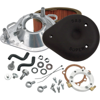 (image for) Gloss Black Teardrop Air Cleaner for Big Twin