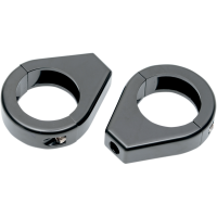 (image for) Turn Signal Fork Clamp Smooth 39mm Gloss Black