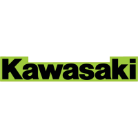(image for) 24" Kawasaki brand decal (ea.)