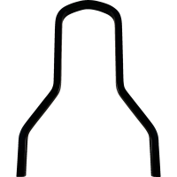 (image for) Square Short Sissy Bar (Black)
