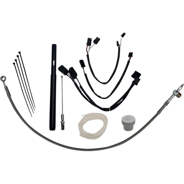 (image for) FAT BAGGERS INC EZ Install Kit Braided 16"