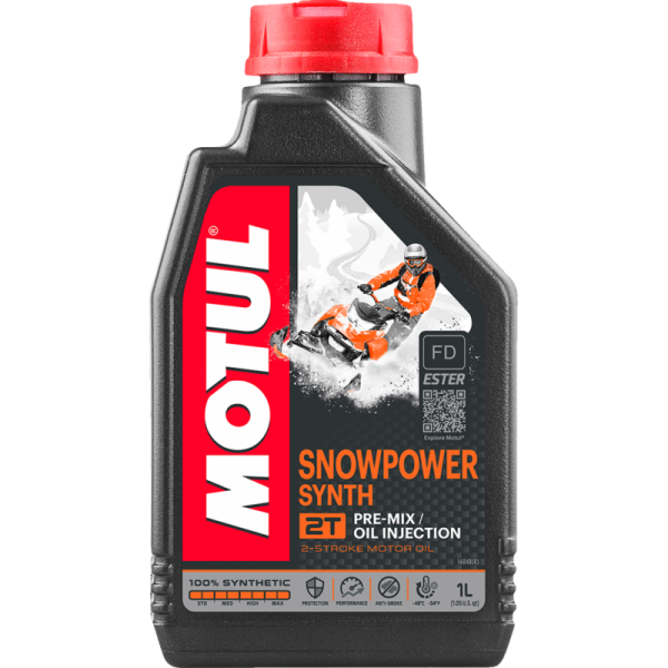 Motul Snowpower 2T Synthetic Motor Oil
