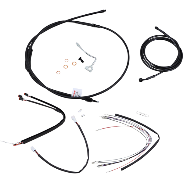 (image for) Ape Hanger Install Kit - Black Vinyl