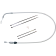 (image for) Quick Connect Braided Upper Clutch Cable - Sterling Chromite