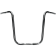 (image for) Drag Specialties 1 1/4" Buffalo Touring Handlebars - Chrome - 18" Ape Hanger