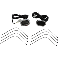 (image for) Plugz Antenna Grommet Lights - Smoke Lens, Chrome Trim