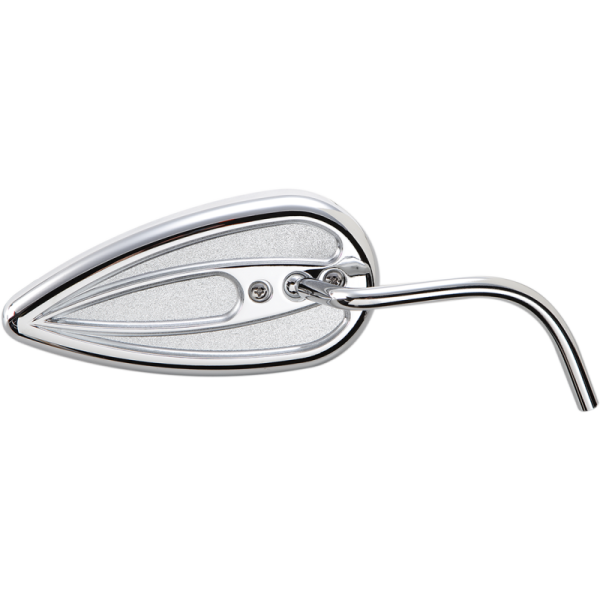 (image for) Teardrop Mirror With Steel Stems - Right