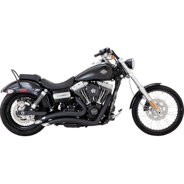 Vance & Hines Big Radius 2-Into-2, Black