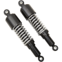 (image for) EMGO Custom Shorty Shocks - Black Body / Chrome Spring