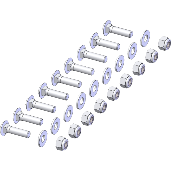 (image for) KFI PRODUCTS Plow Flap Replacement Hardware Kit