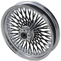 (image for) Drag Specialties Fat Daddy Black 50-Spoke Radial Laced Rear Wheel