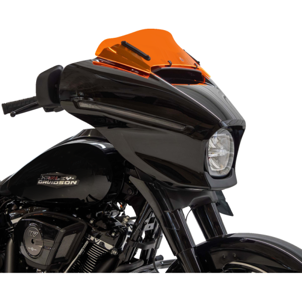 (image for) Klock Werks Ice Kolor Flare Windshield - 6.5" orange ice