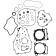 (image for) Moose Offroad Complete Gasket Kit w/ Oil Seals for Kawasaki KX450/SR/X 21-23