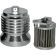 (image for) PC Racing Flo Stainless Steel Reusable Spin-On Oil Filter, Polished Aluminum