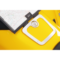 (image for) Show Chrome Fuel Door Accent Trim for Honda GL1800 Gold Wing 01-10