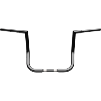 (image for) Gloss Black 1 1/4" Twin Peaks Touring Handlebars, 14" End Rise