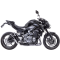 (image for) LV-10 Black stainless steel Slip-On for KAWASAKI Z900 17-24