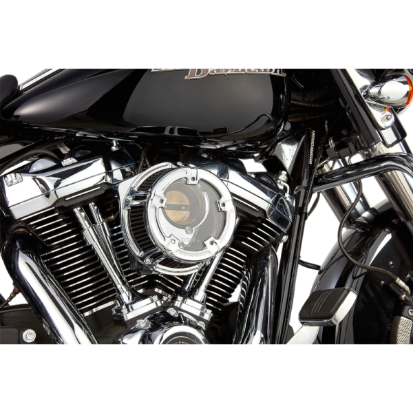 (image for) Arlen Ness Method Clear Series Air Cleaner Chrome