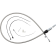 (image for) Quick Connect Braided Upper Clutch Cable - Polished Stainless