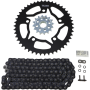 (image for) Vortex HFRS Steel Chain Kit (Black) for BMW S1000RR 20-23